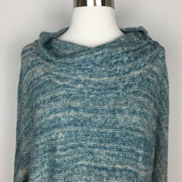 Field & Flower Oversize Teal Sweater Tunic Small - Picture 3 of 9
